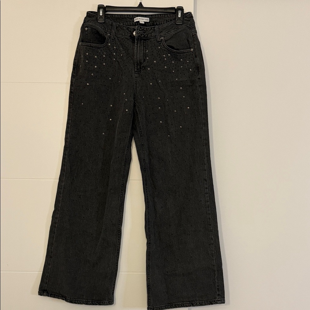 Elegant Black Flare Women's Jeans